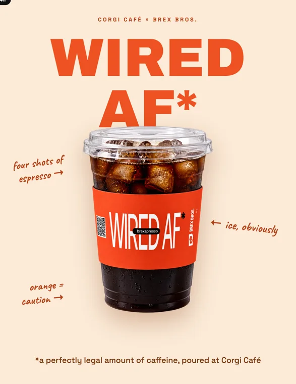 Brex · Wired AF campaign